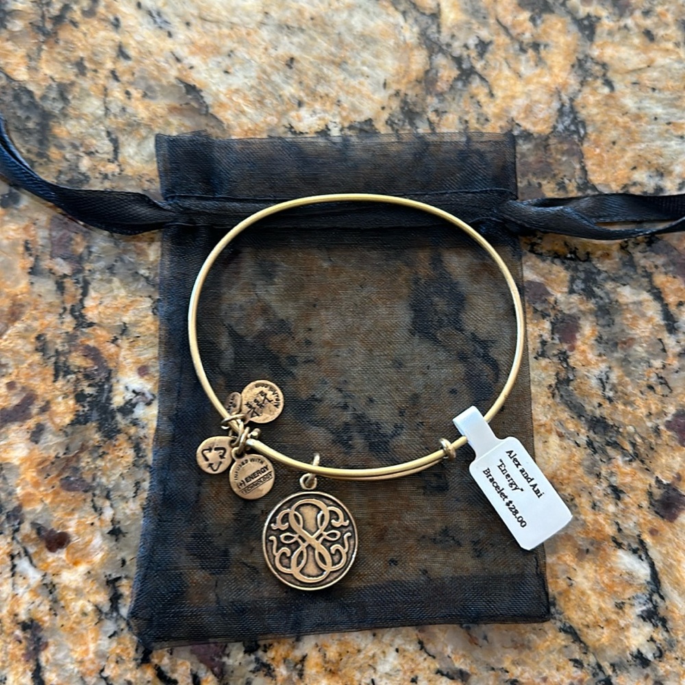 Alex and Ani ❤️ Energy Bangle Charm Bracelet~NWT - Picture 2 of 5